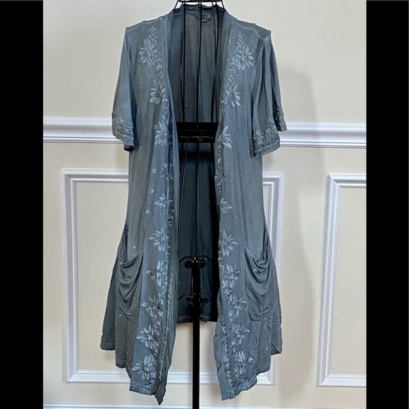 POL Short Sleeve Embroidered Cardigan - Picture 8 of 8